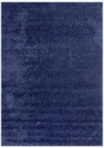 Makro Abra Kusový shaggy koberec jednobarevný SOHO P113A NAVY modrý Rozměr: 60x200 cm