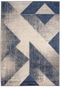 Makro Abra Moderní kusový koberec SPRING H173A Tmavě Modrý Rozměr: 160x230 cm