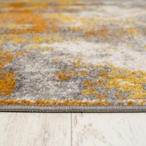 Makro Abra Moderní kusový koberec SPRING H172A oranžový Rozměr: 70x250 cm