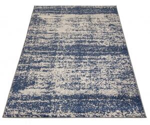Makro Abra Moderní kusový koberec SPRING H171A Tmavě modrý béžový Rozměr: 70x200 cm
