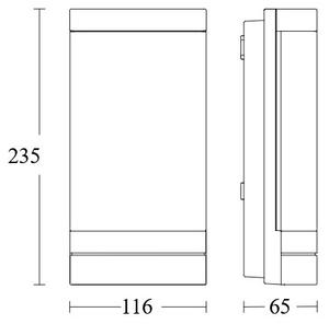 Steinel 068714 - LED Venkovní svítidlo L 271 C LED/6,6W/230V IP44