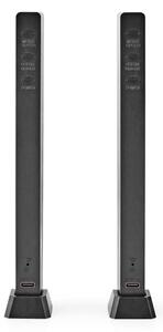 Nedis GALDP110BK - SADA 2x LED RGB Nabíjecí stolní lampa LED/250 mAh