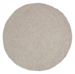Makro Abra Kulatý shaggy koberec jednobarevný SOHO P113A Béžový Rozměr: průměr 100 cm