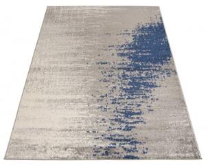 Makro Abra Moderní kusový koberec SPRING H170A Tmavě šedý modrý Rozměr: 80x150 cm