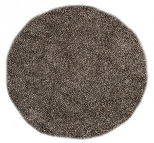 Makro Abra Kulatý shaggy koberec jednobarevný SOHO P113A Tmavě šedý Rozměr: průměr 100 cm