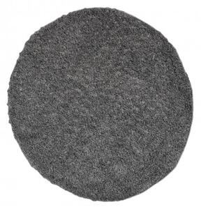 Makro Abra Kulatý shaggy koberec jednobarevný SOHO P113A Šedý 2 Rozměr: průměr 120 cm