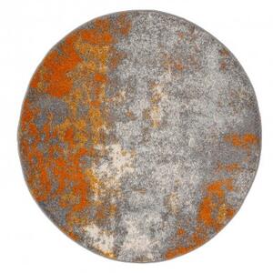 Makro Abra Koberec kulatý SPRING H172A Oranžový šedý Rozměr: průměr 100 cm