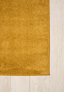 Makro Abra Kusový koberec jednobarevný SPRING P113A Žlutý Rozměr: 100x300 cm