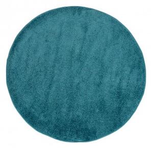 Makro Abra Kulatý koberec jednobarevný SPRING P113A Tyrkysový modrý Rozměr: průměr 100 cm