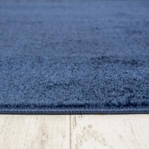 Makro Abra Kusový koberec jednobarevný SPRING P113A Modrý Rozměr: 60x200 cm