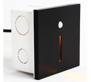 Emithor 70430 - LED Schodišťové svítidlo se senzorem LINE LED/1W/230V černá