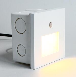 Emithor 70414 - LED Schodišťové svítidlo se senzorem SUNNY LED/1W/230V bílá