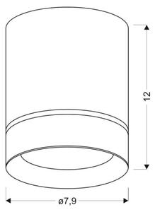Bodové svítidlo TUBA 1xGU10/15W/230V bílá