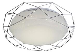 LED Stropní svítidlo SVEN LED/24W/230V pr. 43 cm lesklý chrom