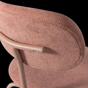 Jídelna židle LINK růžová WOOOD