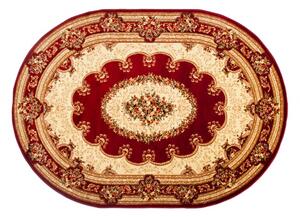 Makro Abra Oválný koberec YESEMEK 5889A červený Rozměr: 60x100 cm