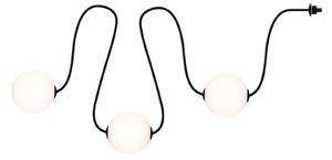PAULMANN Solární LED světelný řetěz Taina prodlužovací sada IP67 3000K 1,71m černá