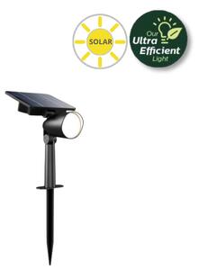 Philips 8720169362246 Ashlyn solární zapichovacie svítidlo/reflektor LED V187mm + hrot203mm 1,4W/150lm 2700K IP44 černá