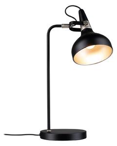 PAULMANN Stolní lampa Juna E14 max. 20W černá mat, šampaň kov