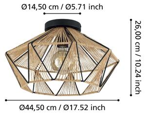 Eglo 43775 - Stropní svítidlo ADWICKLE 1xE27/40W/230V