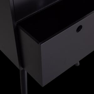 Noční stolek OZZY černá 75cm WOOOD