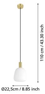 Eglo 900305 - Lustr na lanku MANZANARES 1xE27/40W/230V