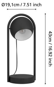Eglo 900314 - Stolní lampa MURNIA 1xE14/40W/230V