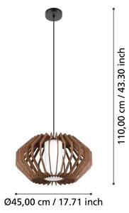 Eglo 900386 - Lustr na lanku RUSTICARIA 1xE27/40W/230V