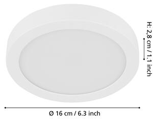 Eglo 900582 - LED Stmívatelné stropní svítidlo FUEVA LED/11W/230V bílá