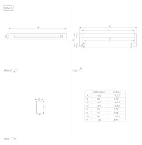 Eglo 900615 - LED Koupelnové osvětlení zrcadla GEMILIANA LED/8,9W/230V IP44