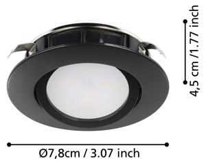 Eglo 900749 - SADA 3x LED Stmívatelné podhledové svítidlo PINEDA LED/5,5W/230V
