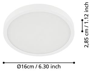 Eglo 900638 - LED Koupelnové stropní svítidlo FUEVA LED/11W/230V IP44 bílá