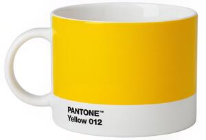 Žlutý porcelánový hrnek Pantone Yellow 012 475 ml