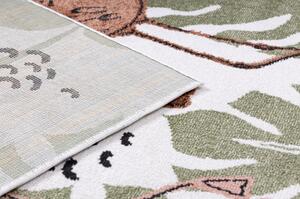 Dywany Luszczow Dětský kusový koberec FUN Flami, plameňáci krém Rozměr koberce: 120 x 170 cm