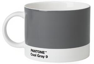 Šedý porcelánový hrnek Pantone Cool Gray 9 475 ml