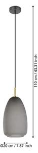 Eglo 900506 - Lustr na lanku ALOBRASE 1xE27/40W/230V