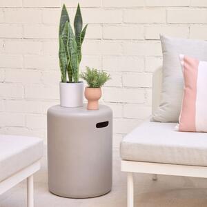 Šedý betonový zahradní stolek Kave Home Taimi 35 cm