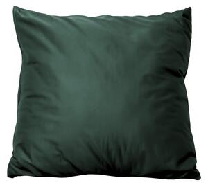 Polášek Povlak na polštářek z bavlněného saténu - Dark green | 50 x 50 cm
