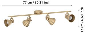 Eglo 900173 - LED Bodové svítidlo SERAS 4xGU10/3W/230V