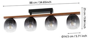 Eglo 900185 - Přisazený lustr FILAGO 4xE27/40W/230V