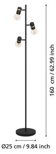 Eglo 900179 - Stojací lampa LURONE 3xE27/10W/230V