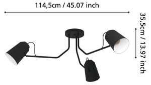 Eglo 900188 - Přisazený lustr LORETO 3xE27/25W/230V