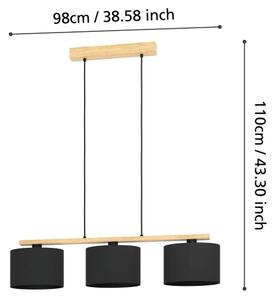 Eglo 900313 - Lustr na lanku CASTRALVO 3xE27/40W/230V