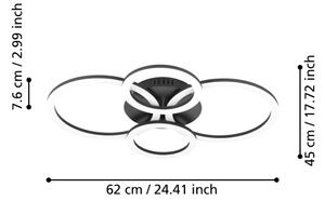 Eglo 31769 - LED Stmívatelné stropní svítidlo PARRAPOS-Z LED/41W/230V