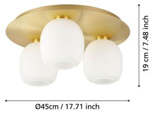 Eglo 900304 - Stropní svítidlo MANZANARES 3xE27/40W/230V