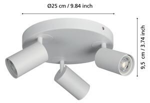 Eglo 900338 - LED RGBW Stmívatelné bodové svítidlo TELIMBELA-Z 3xGU10/4,9W/230V