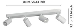 Eglo 900339 - LED RGBW Stmívatelné bodové svítidlo TELIMBELA-Z 4xGU10/4,9W/230V