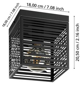 Eglo 900355 - Stropní svítidlo PIEDRITAS 1xE27/40W/230V
