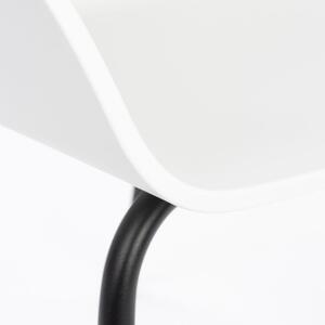 Bílá plastová jídelní židle Banne Void