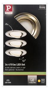 Paulmann 93483 - SADA 3xLED/6,5W IP23 Stmívatelné koupelnové svítidlo NOVA 230V